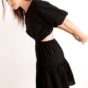 NEW WITH TAGS MADEWELL BLACK MINI DRESS